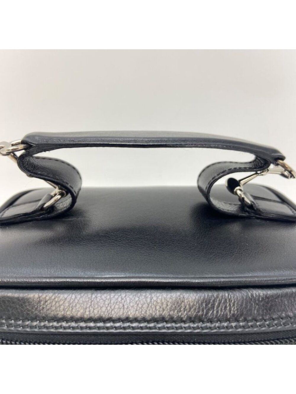 Gucci Horsebit Hand Vanity Pouch Leather Black - Picture 10 of 10